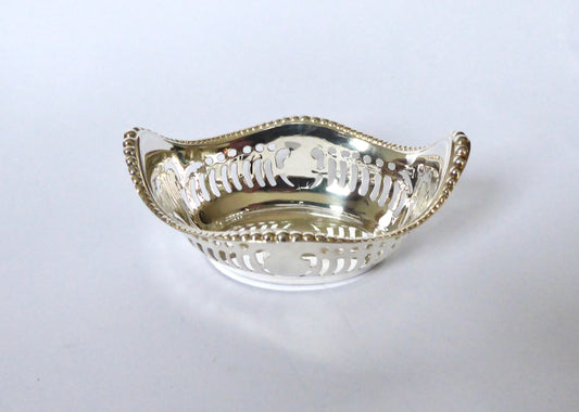 Small Oval Silver Dish 1904