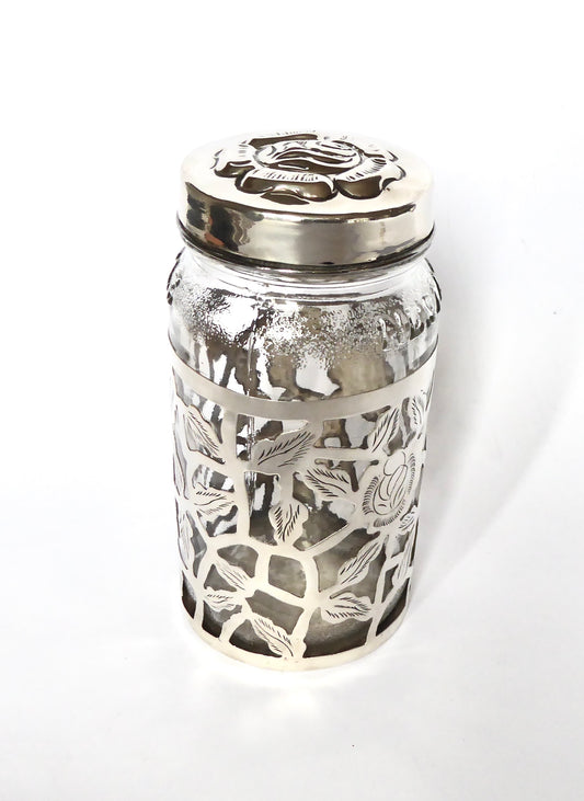 Silver Mounted Nestle Coffee Jar