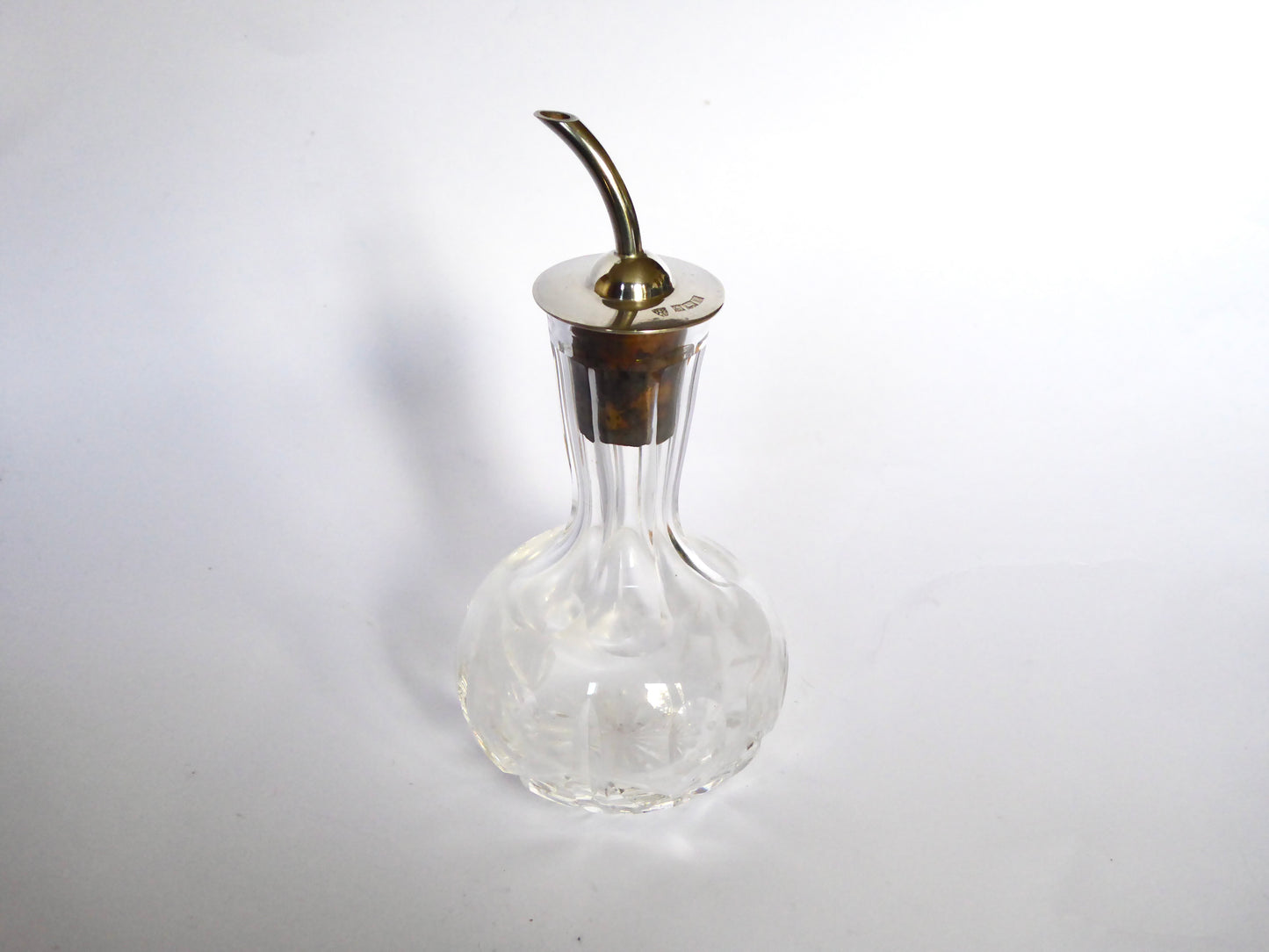 Silver Mounted Oil Bottle