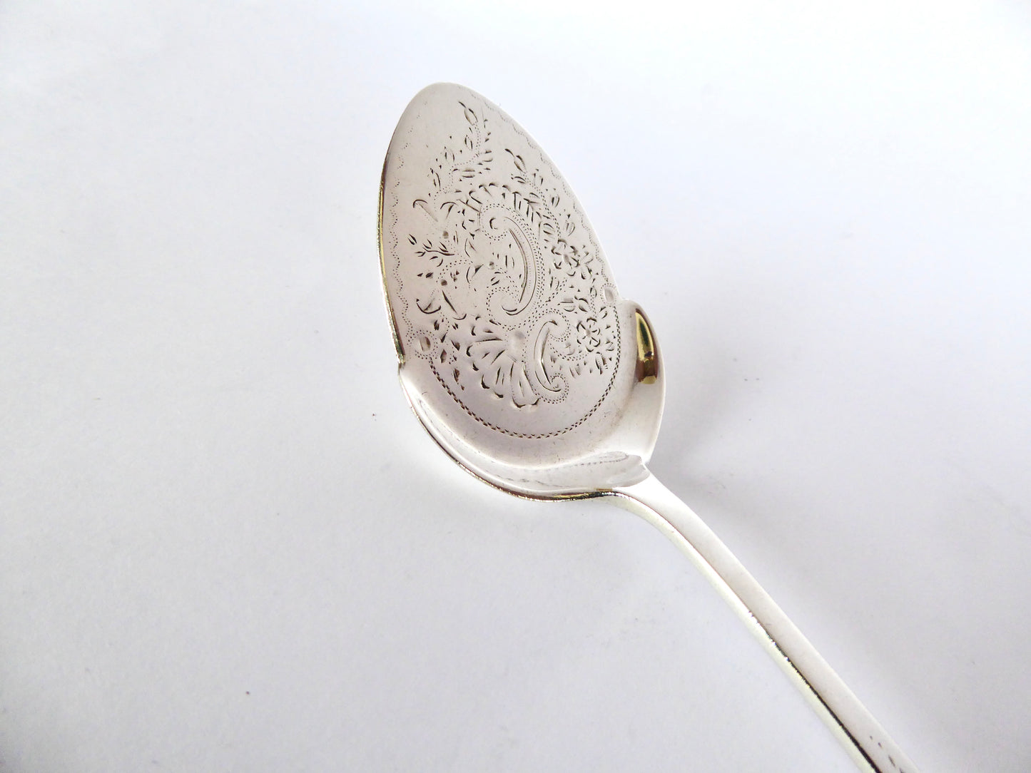 Victorian Silver Jam Spoon 1899