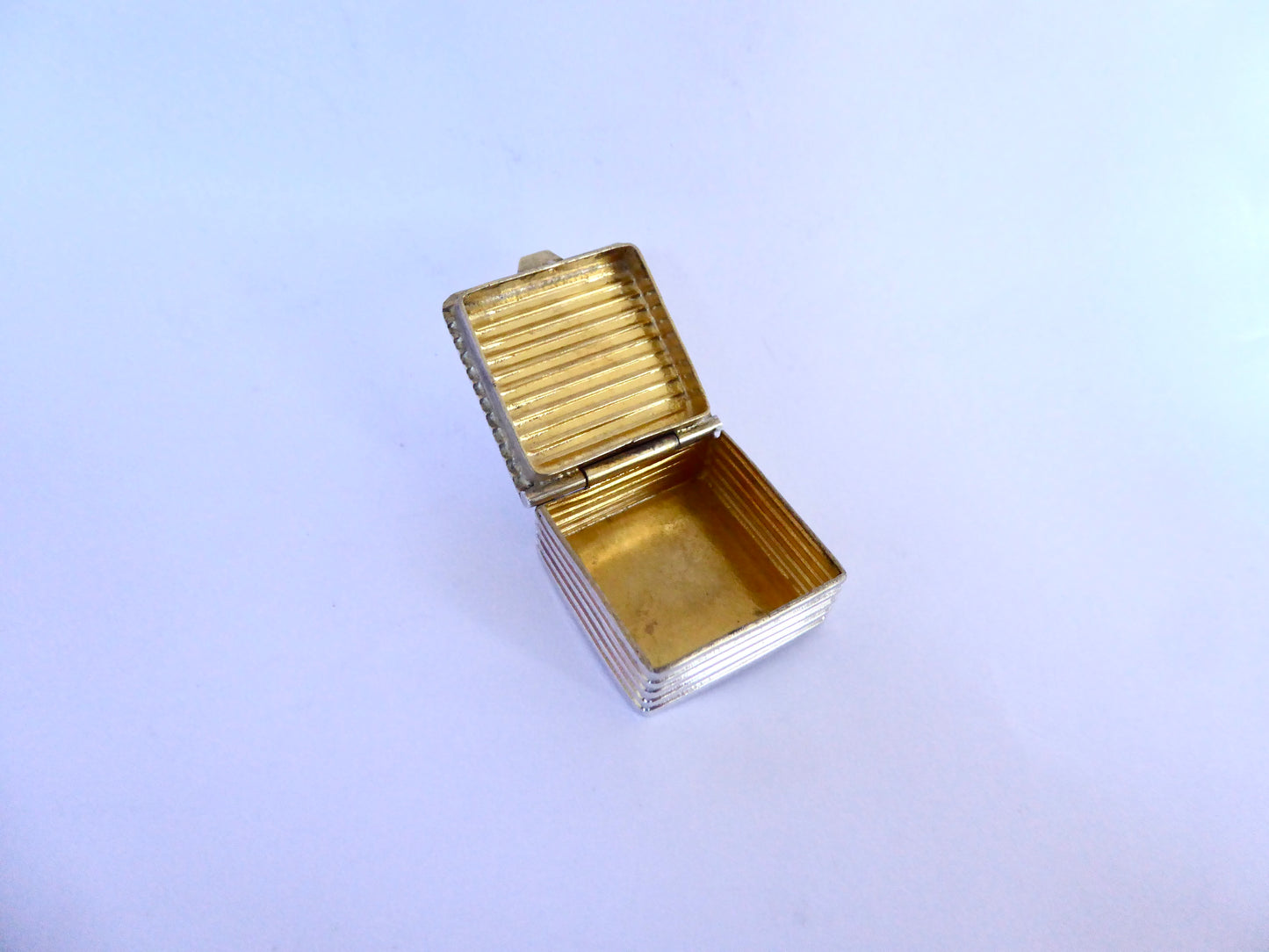 Reeded Silver Box