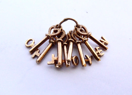 Gold Keys Pendant
