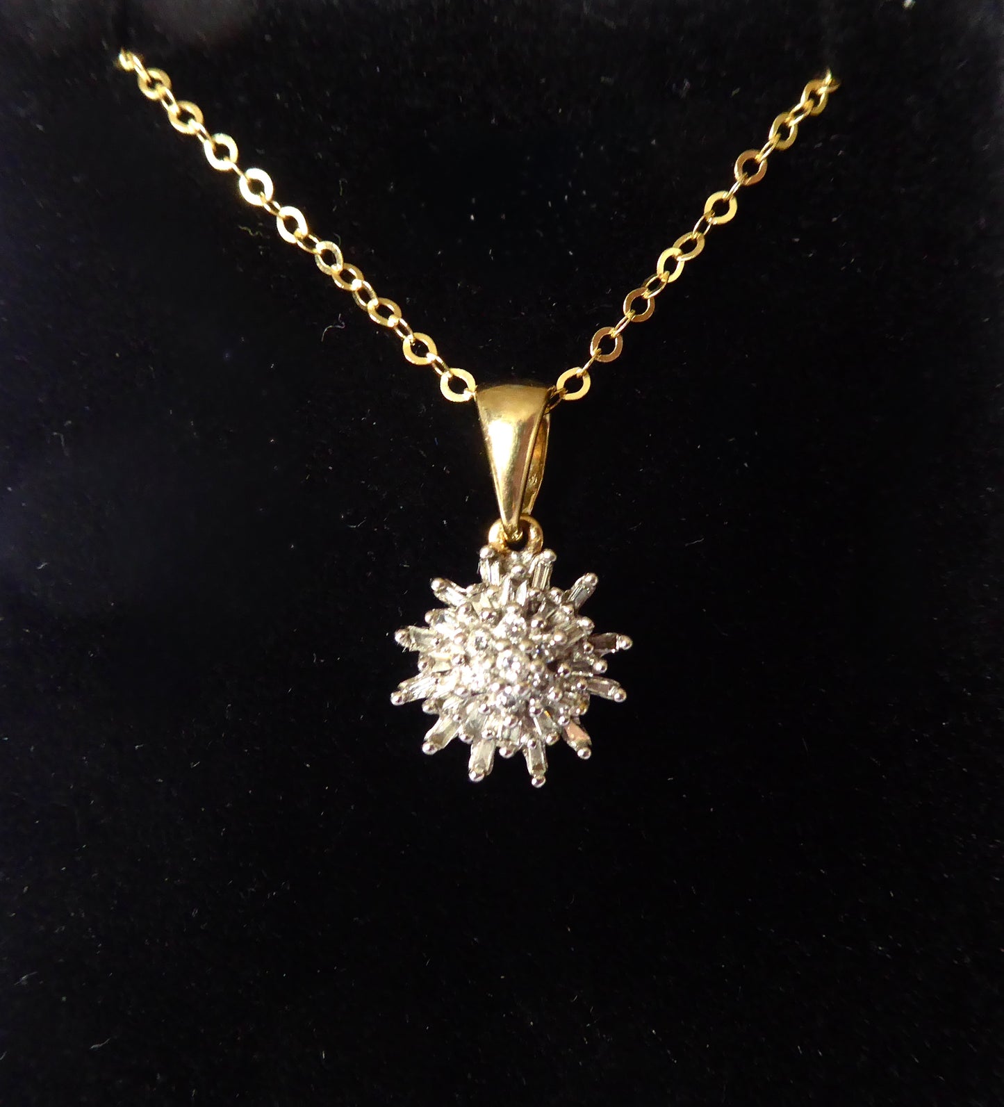 Diamond Cluster Pendant