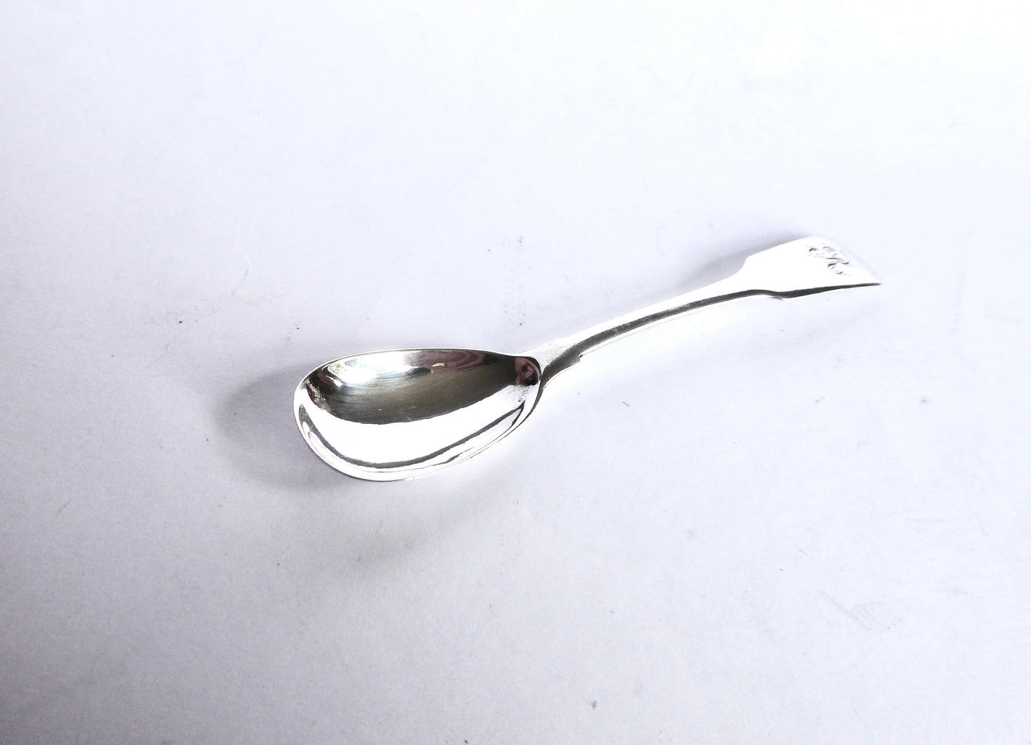 Irish Silver Salt Spoon 1812