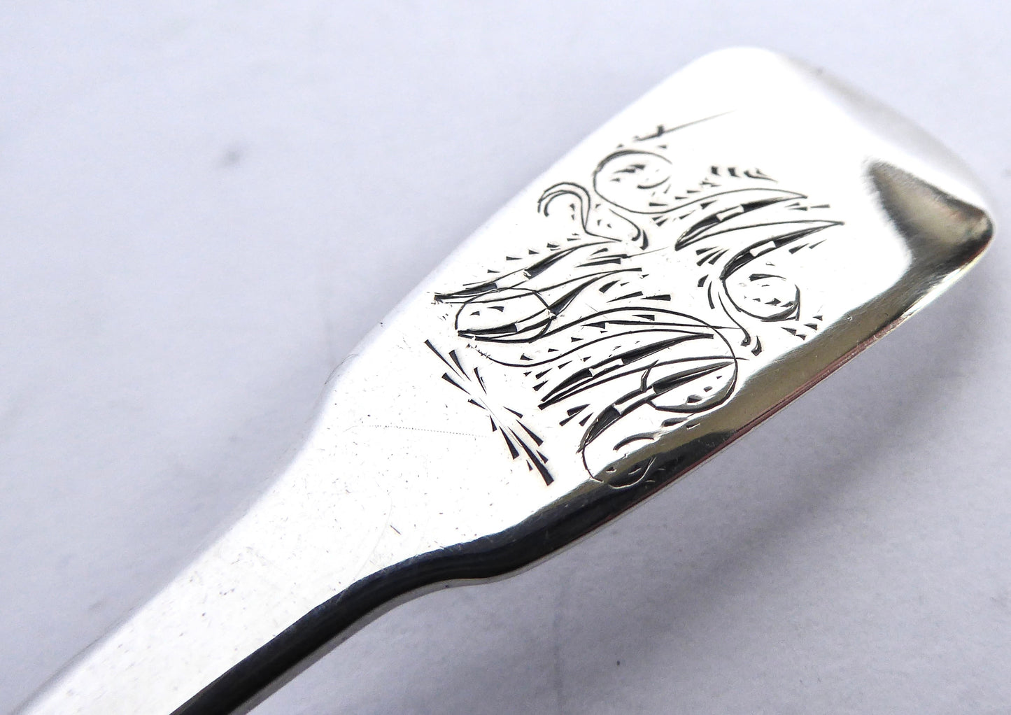 Irish Silver Salt Spoon 1834