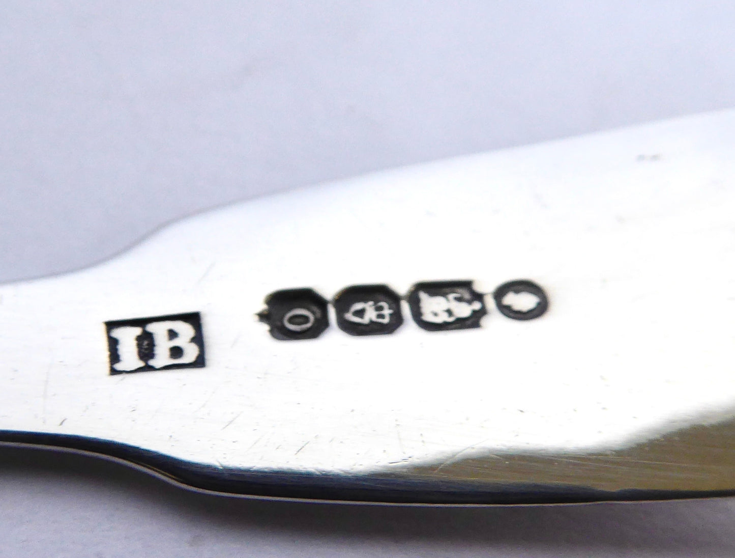 Irish Silver Salt Spoon 1834