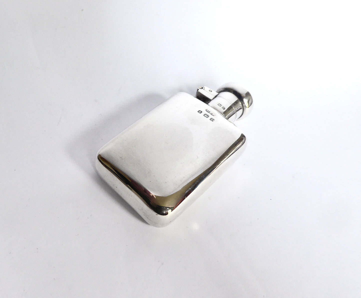 Small Silver Hip flask 1929