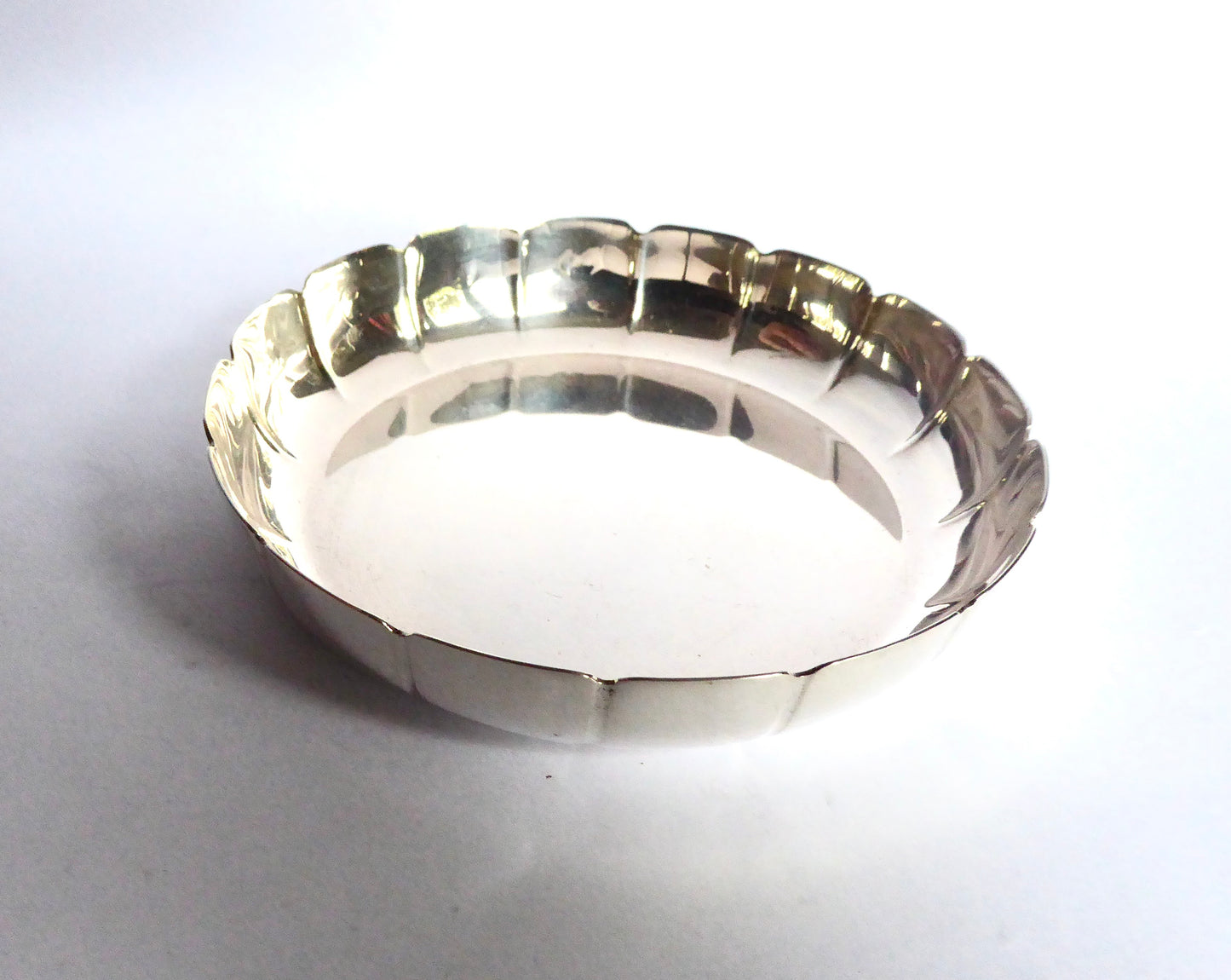 Irish Silver Strawberry Dish