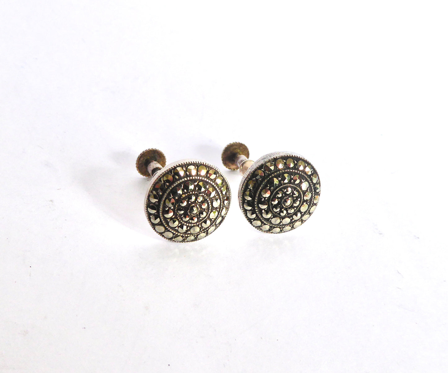 Marcasite Clip On Earrings