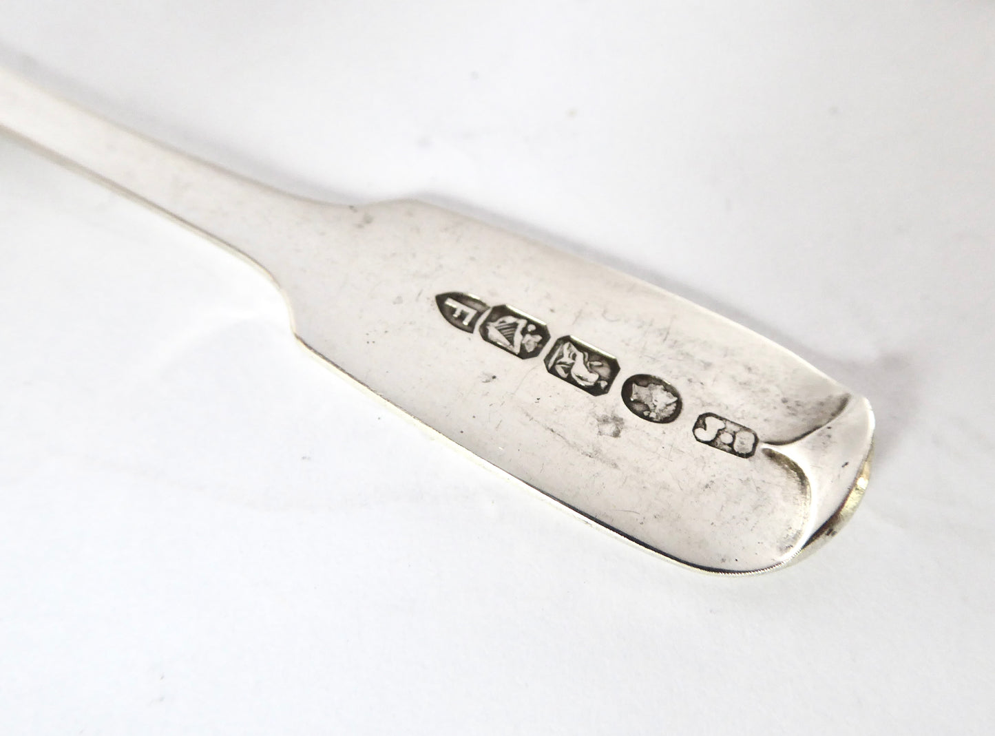 Irish Silver Salt Spoons 1876