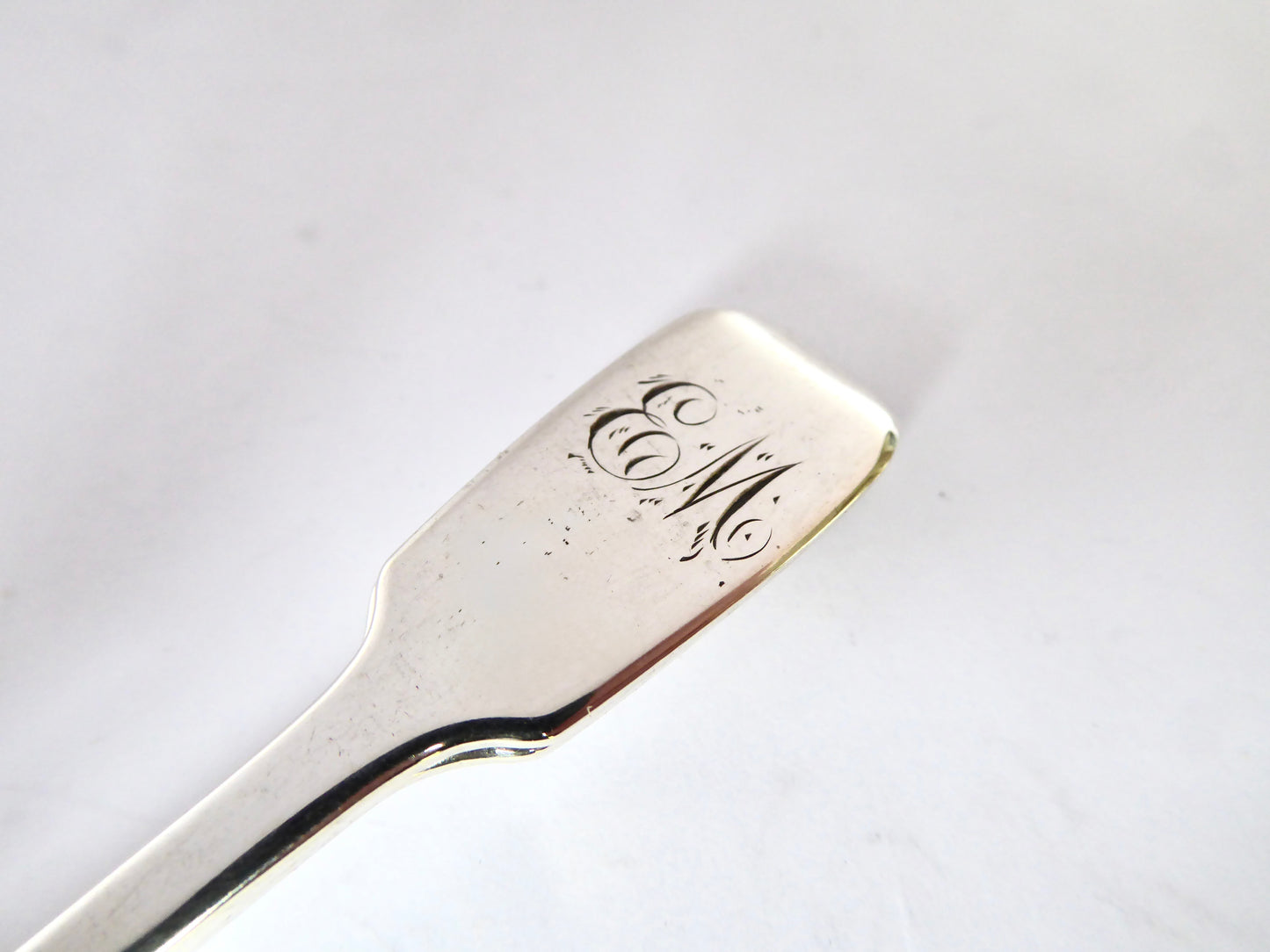 Irish Silver Salt Spoons 1876
