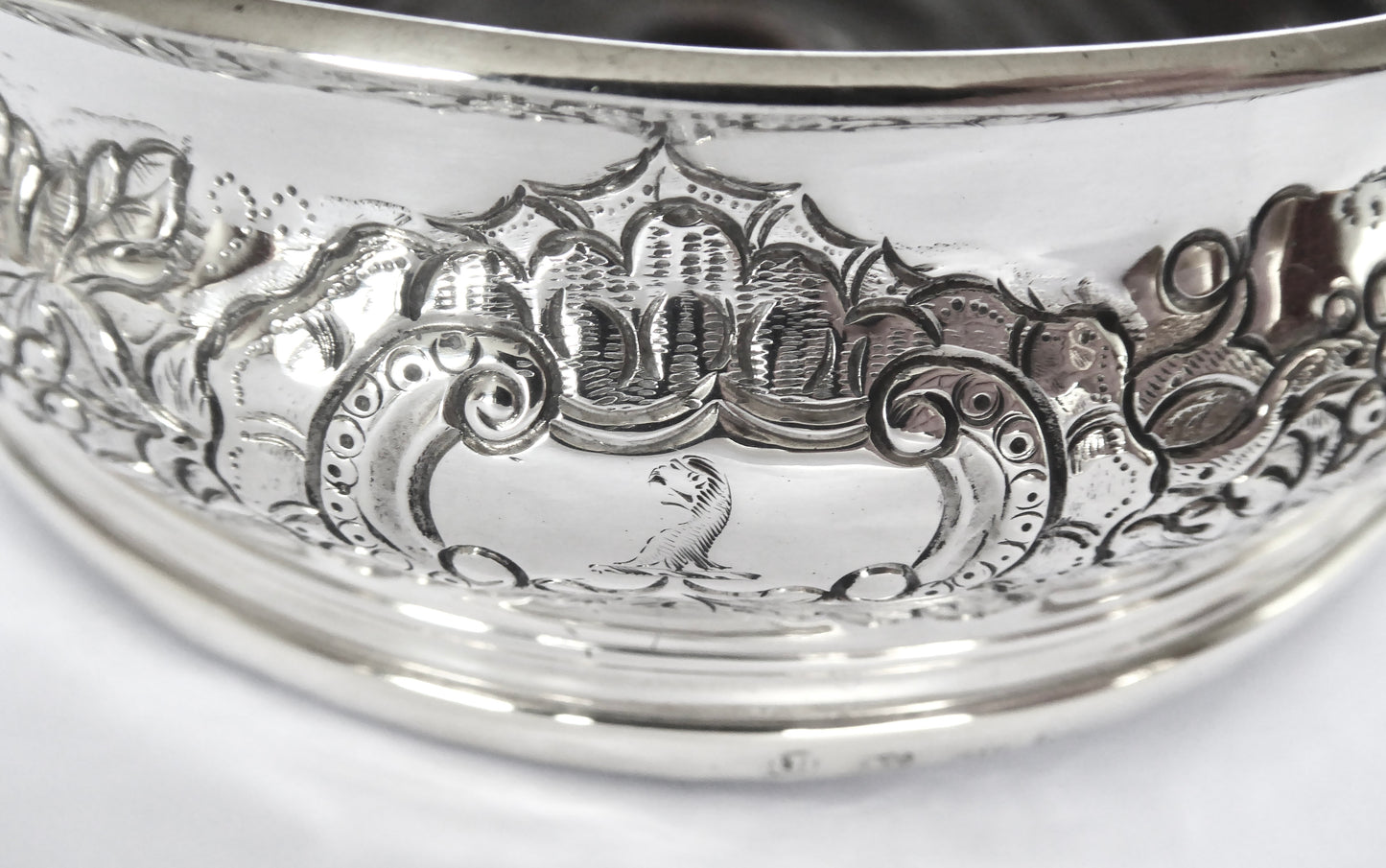 Georgian Irish Silver Wine Coasters 1807