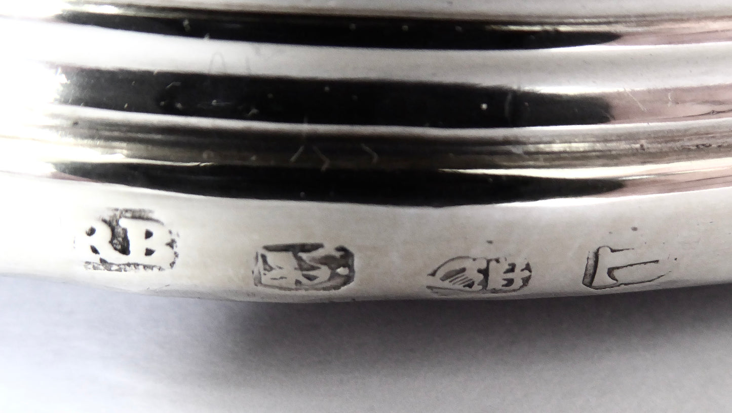 Georgian Irish Silver Wine Coasters 1807