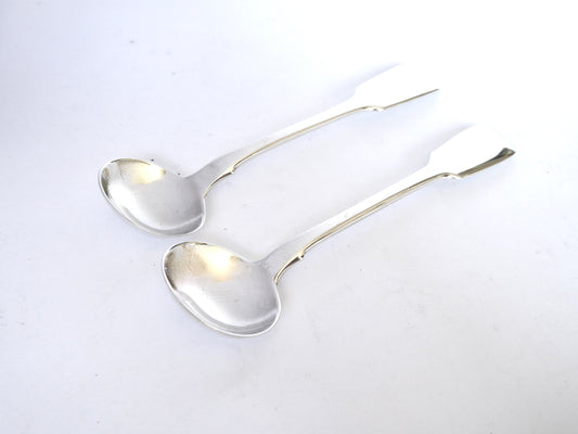 Pair of Irish Salt Spoons 1835