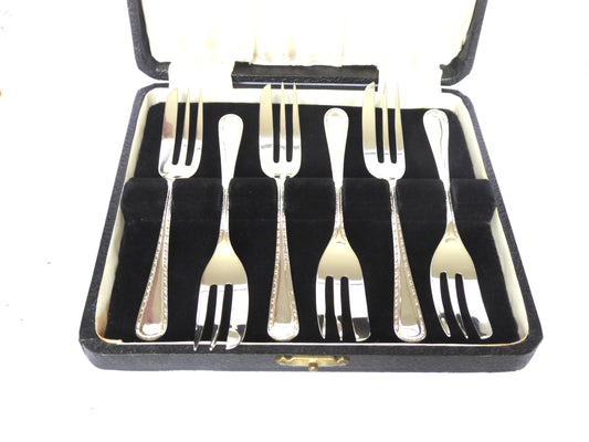 Silver Pastry Forks
