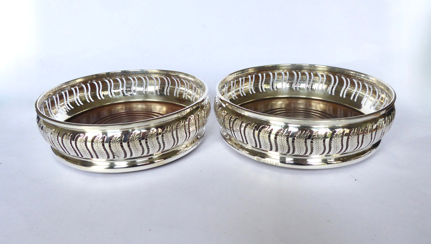 Pierced Silver Coasters 1989