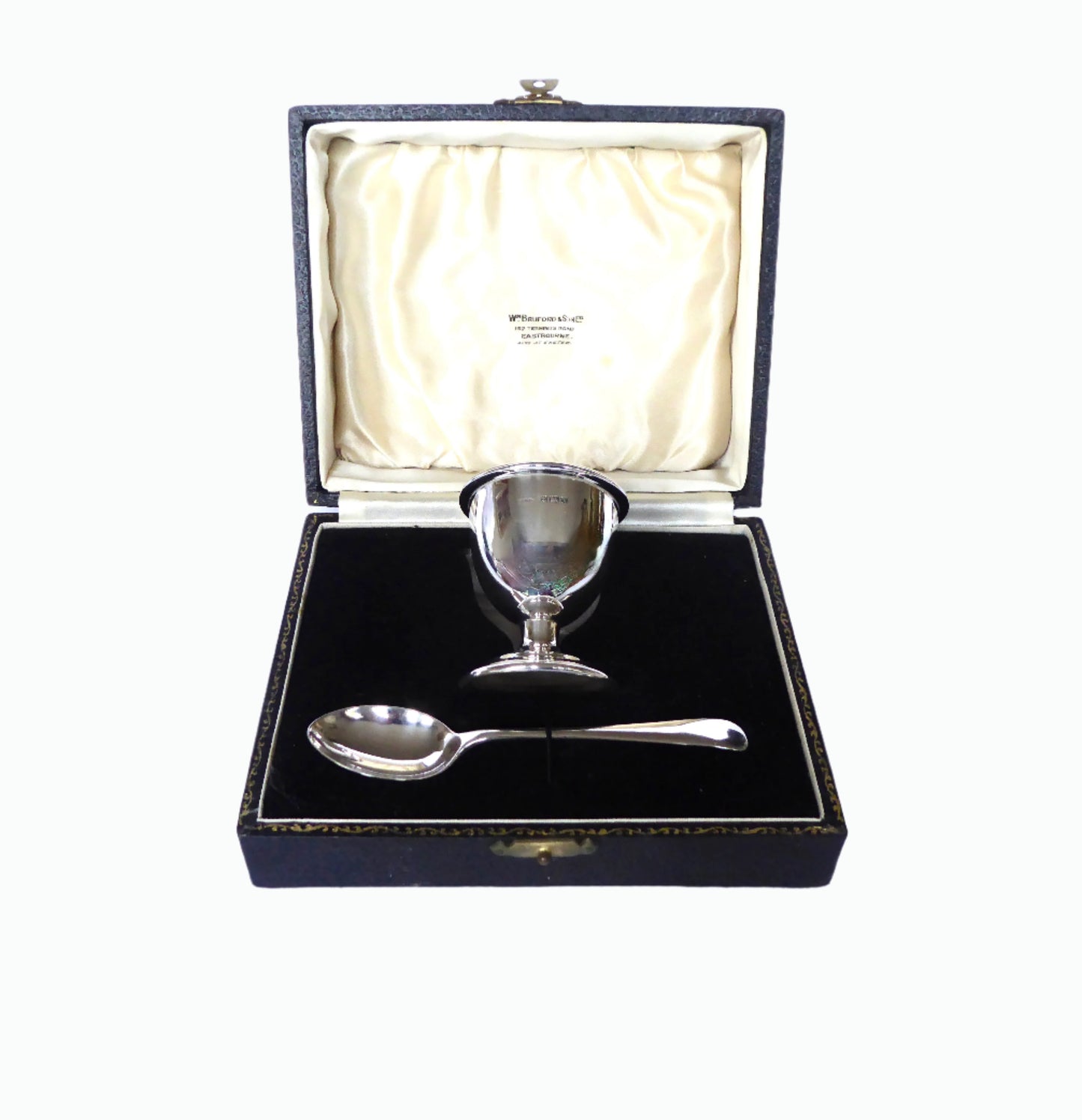 Silver Egg Cup & Spoon