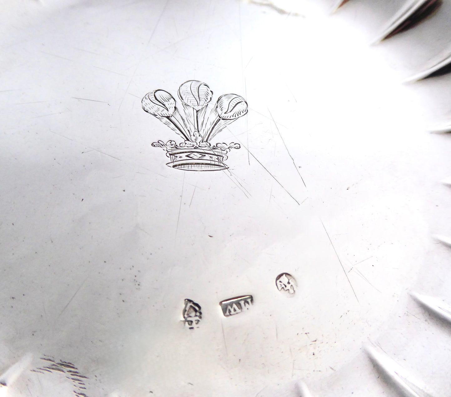 Irish Silver Counter Dish C. 1770