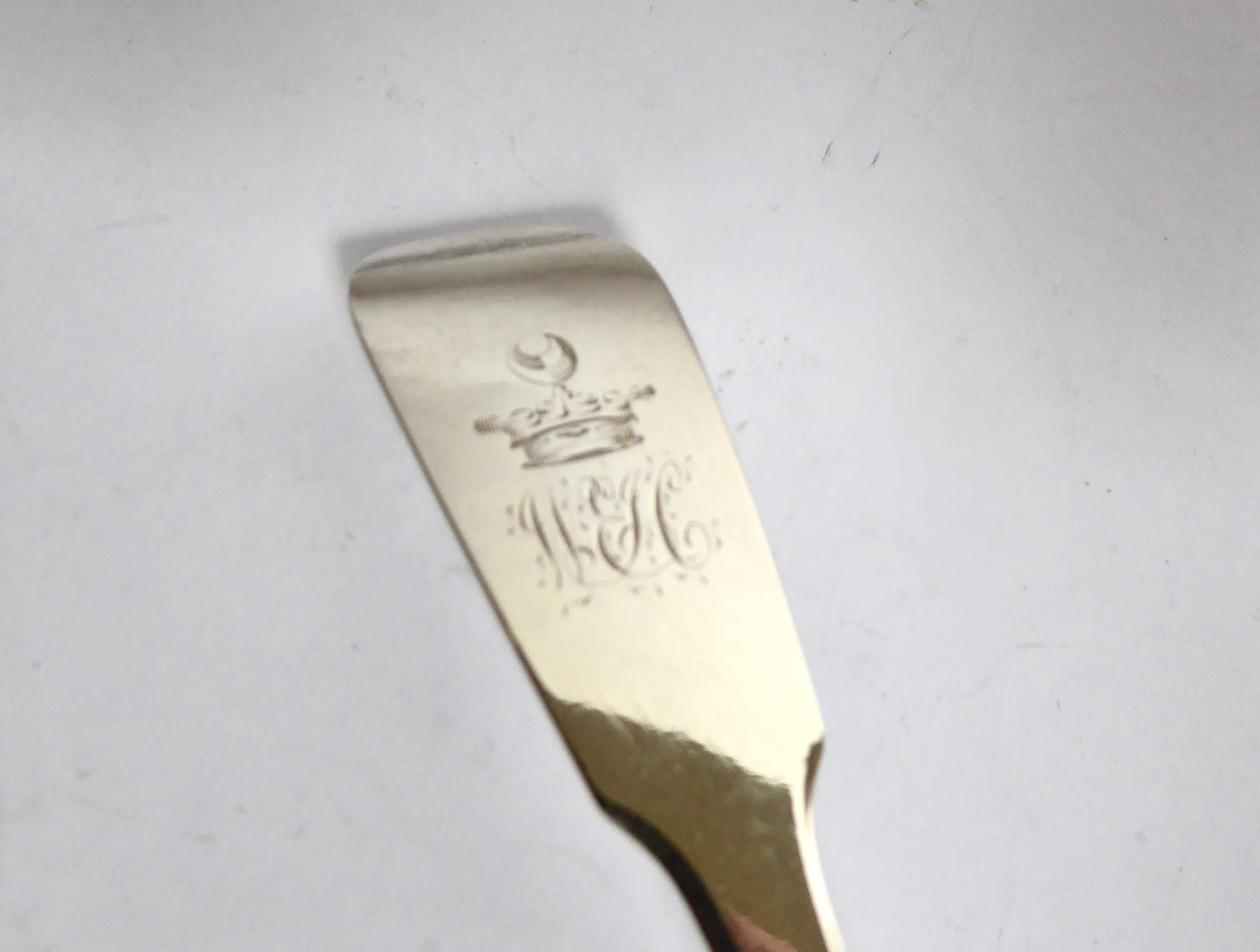 Irish Silver Dessert Spoons 1830