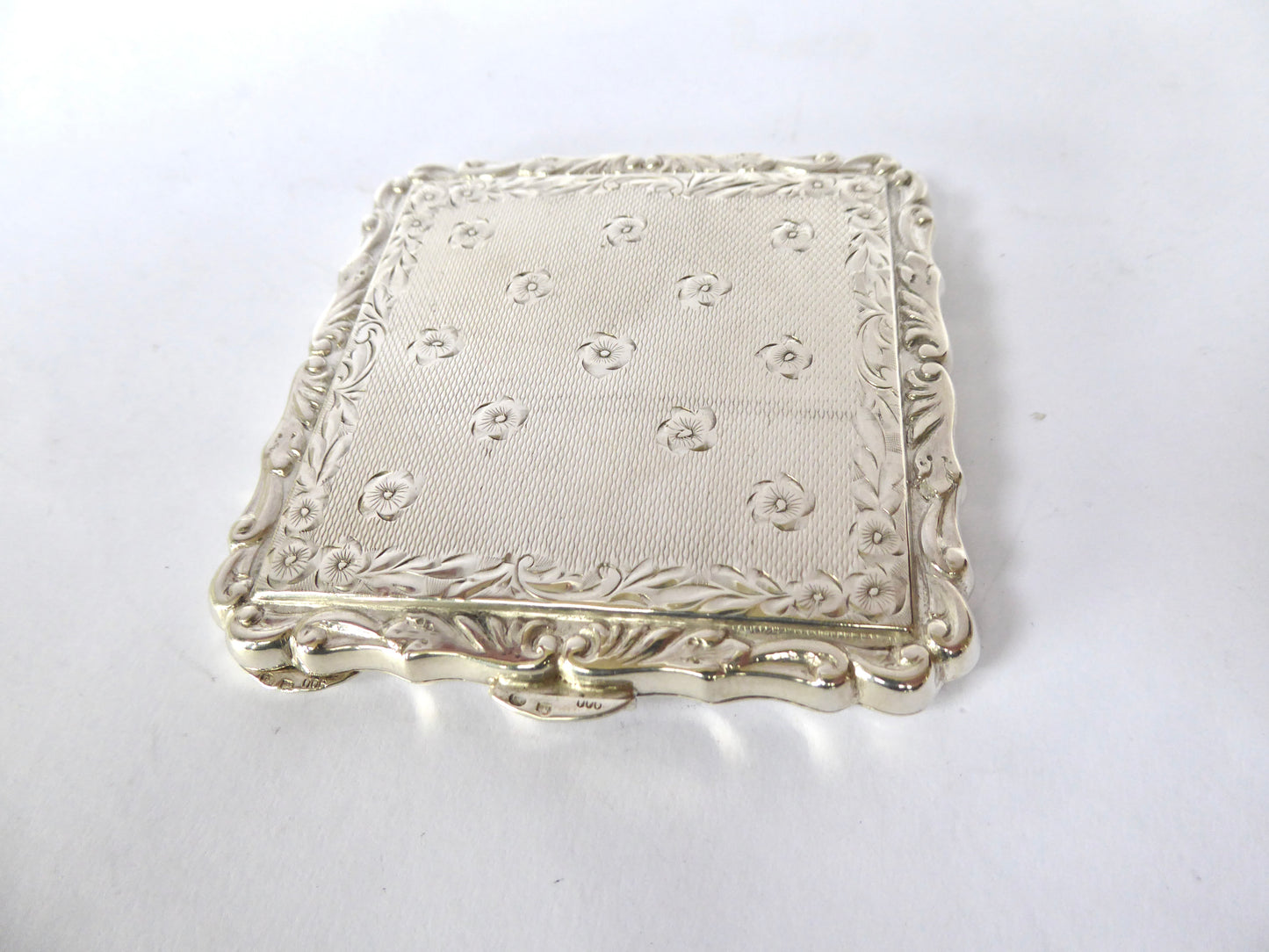 Ladies Silver Compact