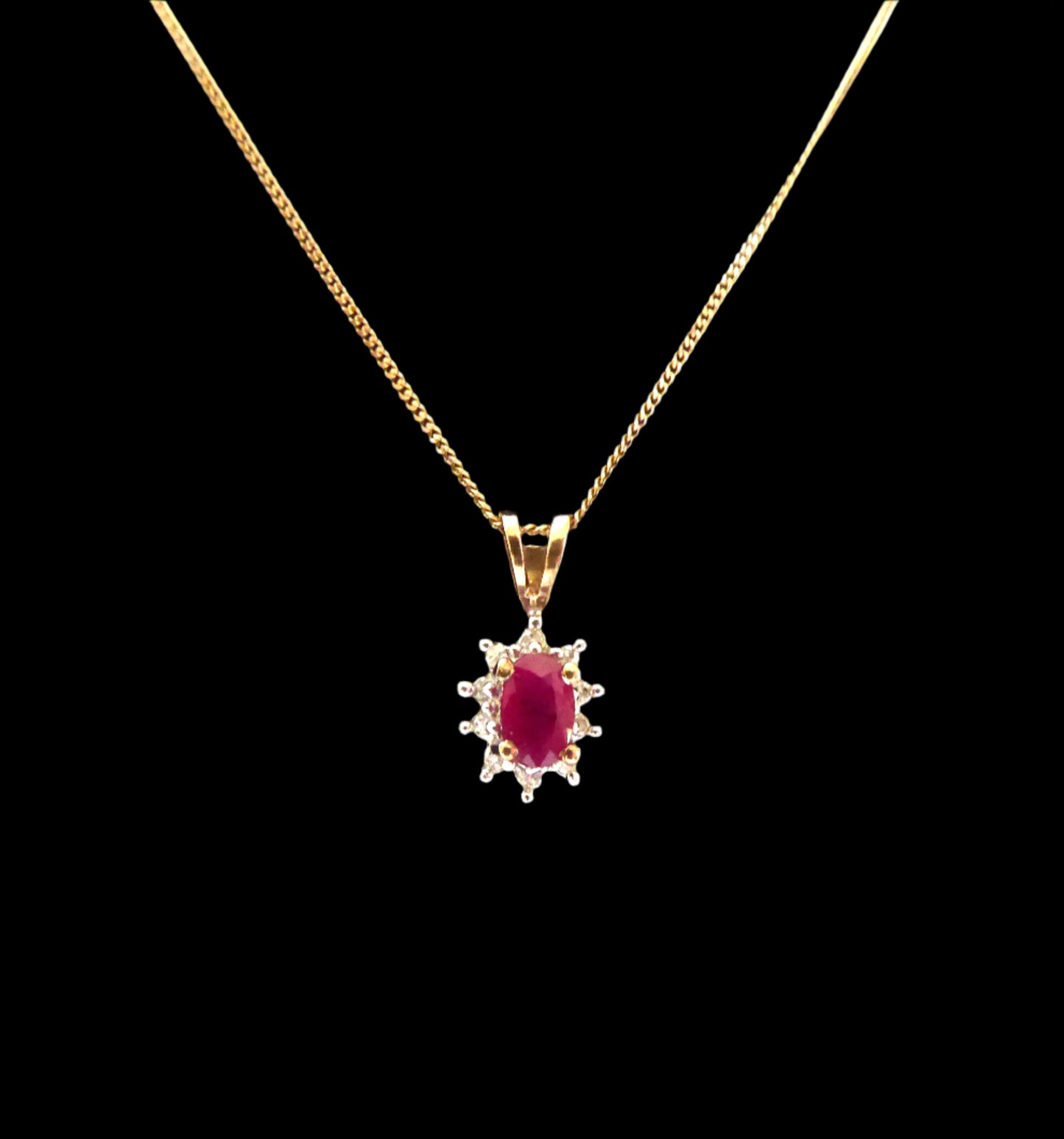 Ruby & Diamond Pendant