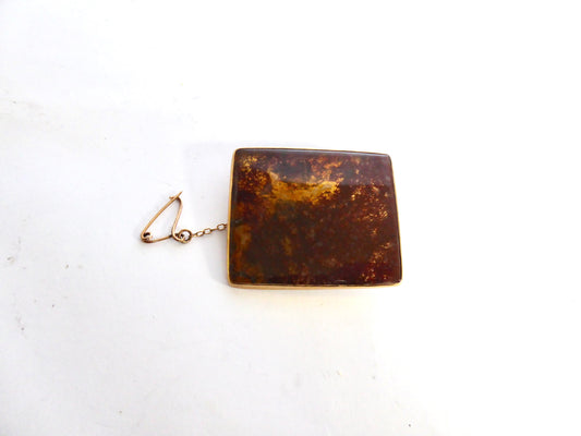 Antique Agate Brooch C. 1880