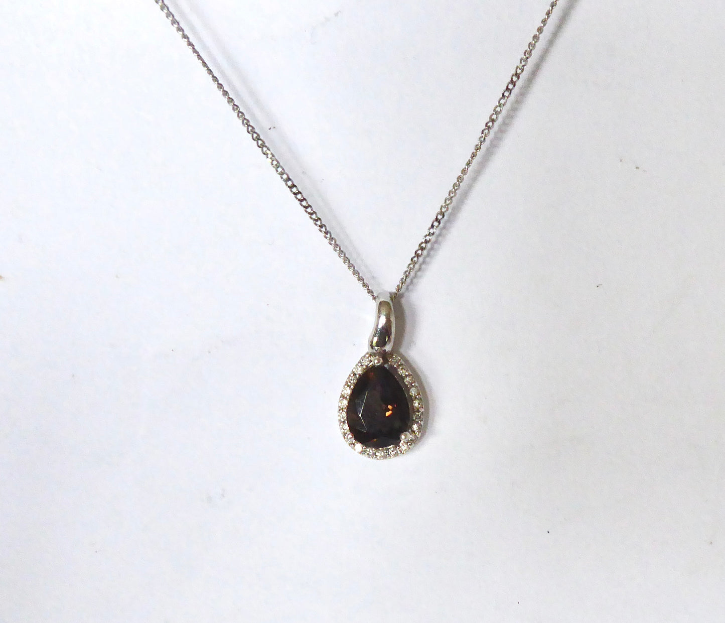 Topaz & Diamond Pendant