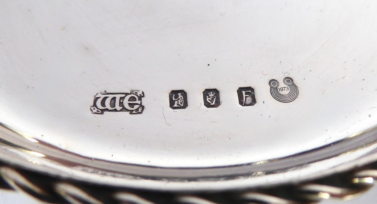 Irish Silver Dish 1973