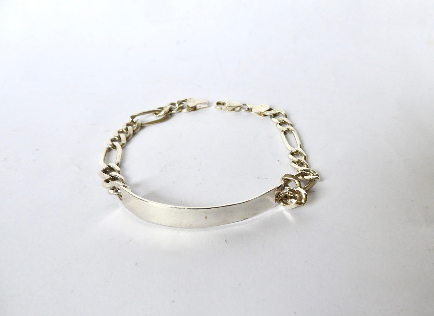 Silver Identity Bracelet