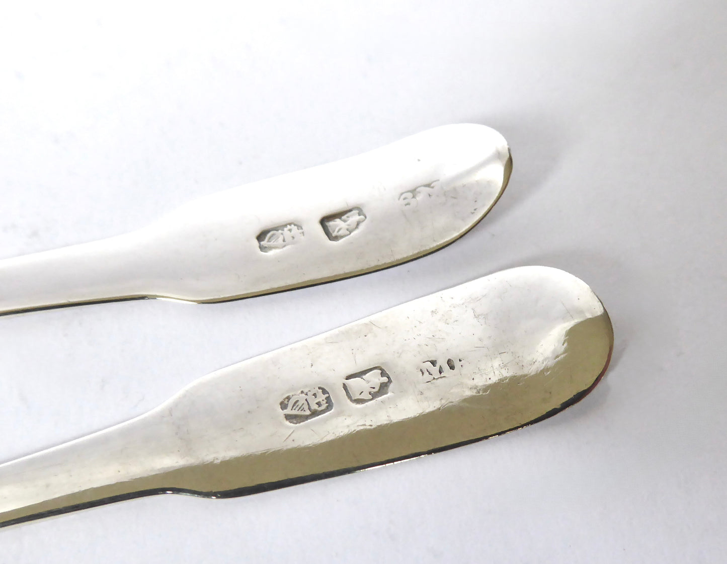 George III Irish Silver Salt Spoons