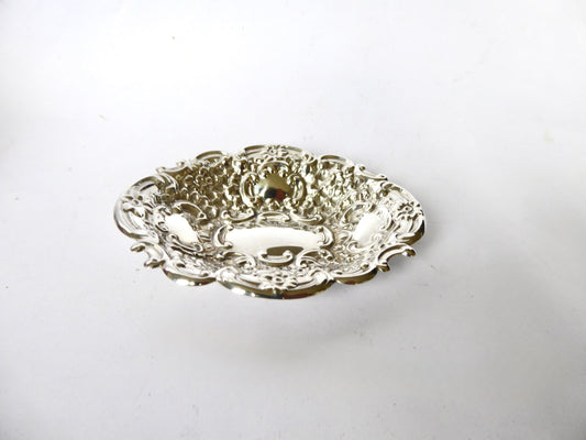 Irish Silver Bon Bon Dish 1968
