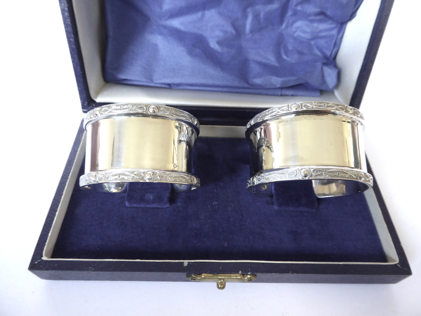 Pair of Silver Napkin Rings