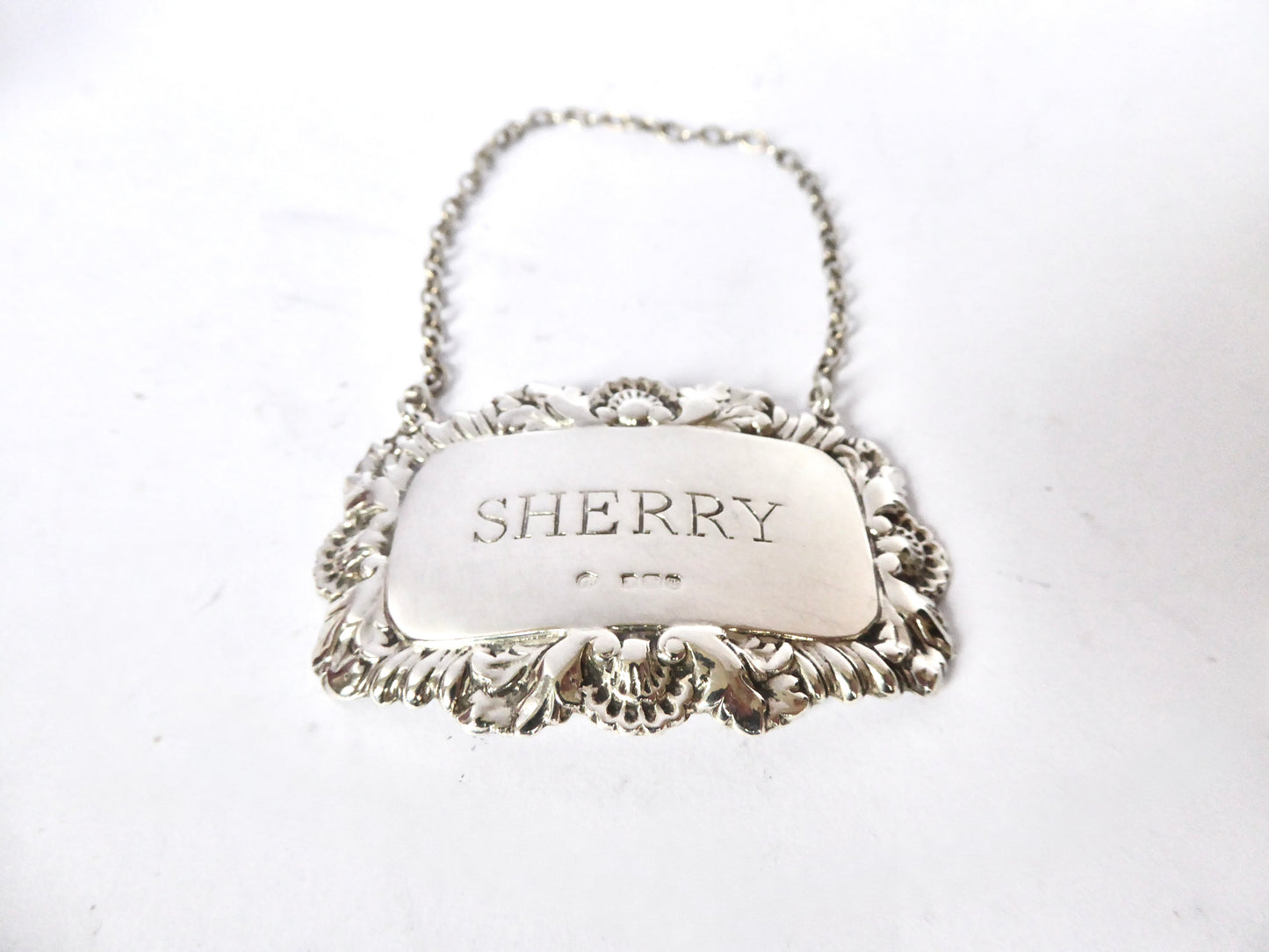 Silver Sherry Label