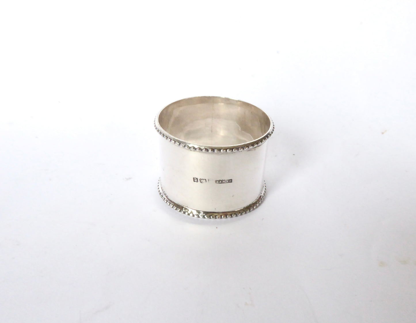 Antique Silver Napkin Ring 1918
