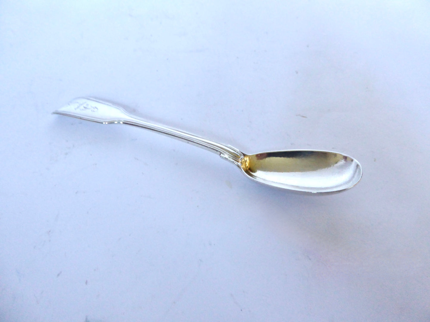 Fiddle & Thread Mustard Spoon 1836