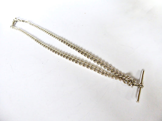 Silver Double Albert Chain 1915