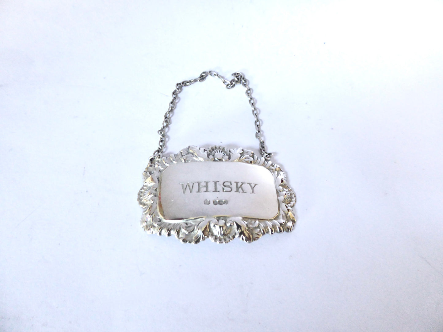 Silver ' WHISKY ' Label