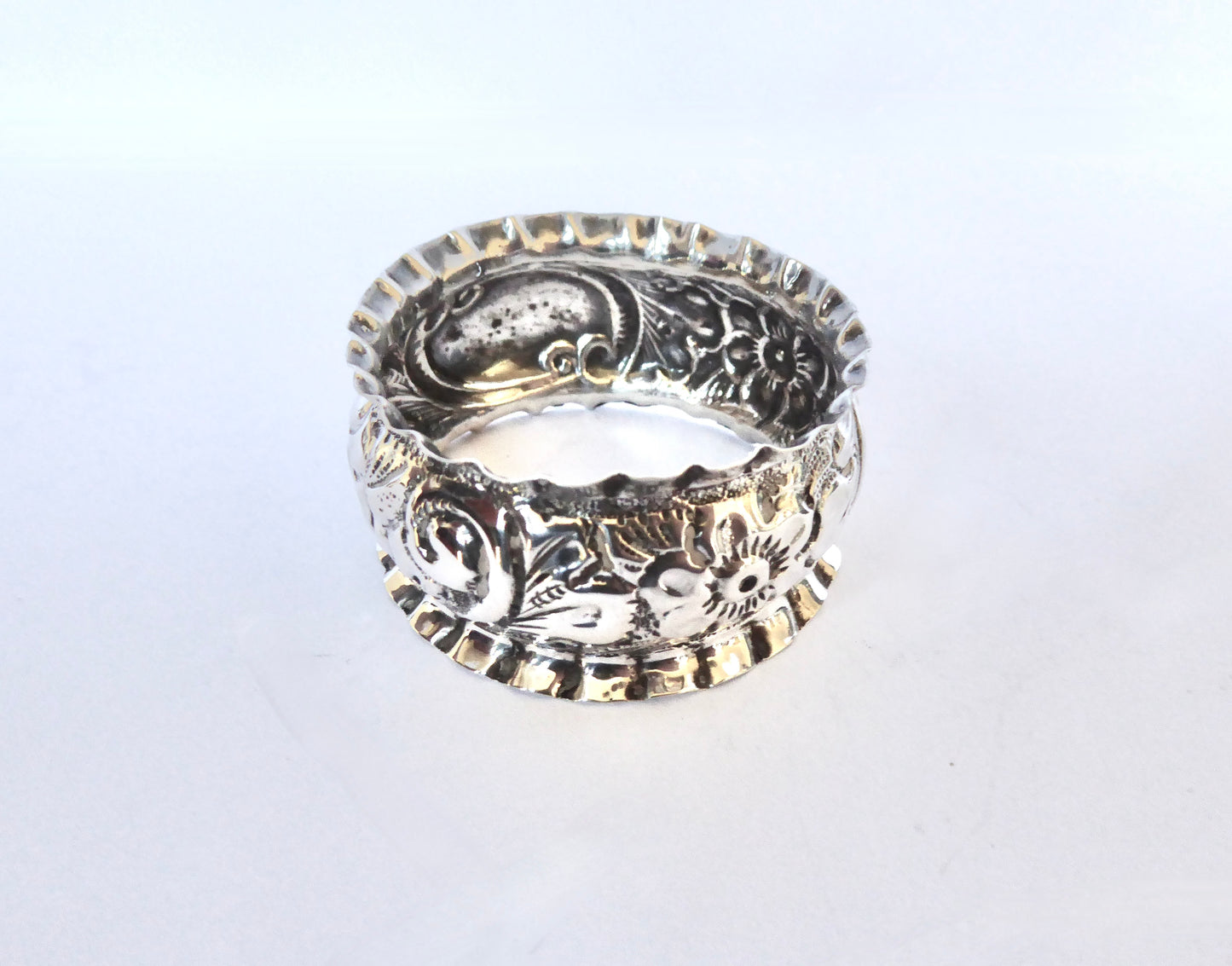 Victorian Silver Napkin Ring 1899