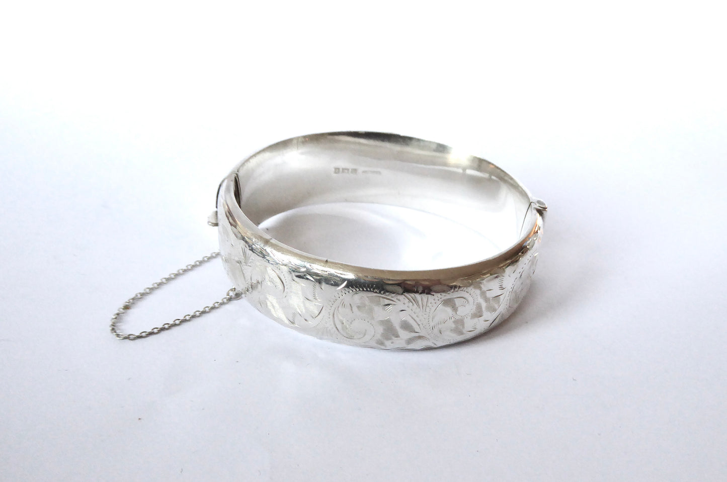 Vintage Silver Bangle 1958