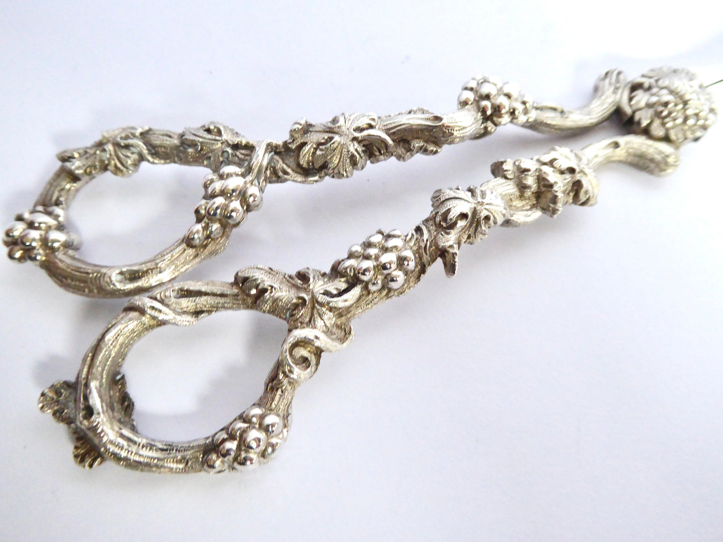 Victorian Silver Grape Scissors 1868