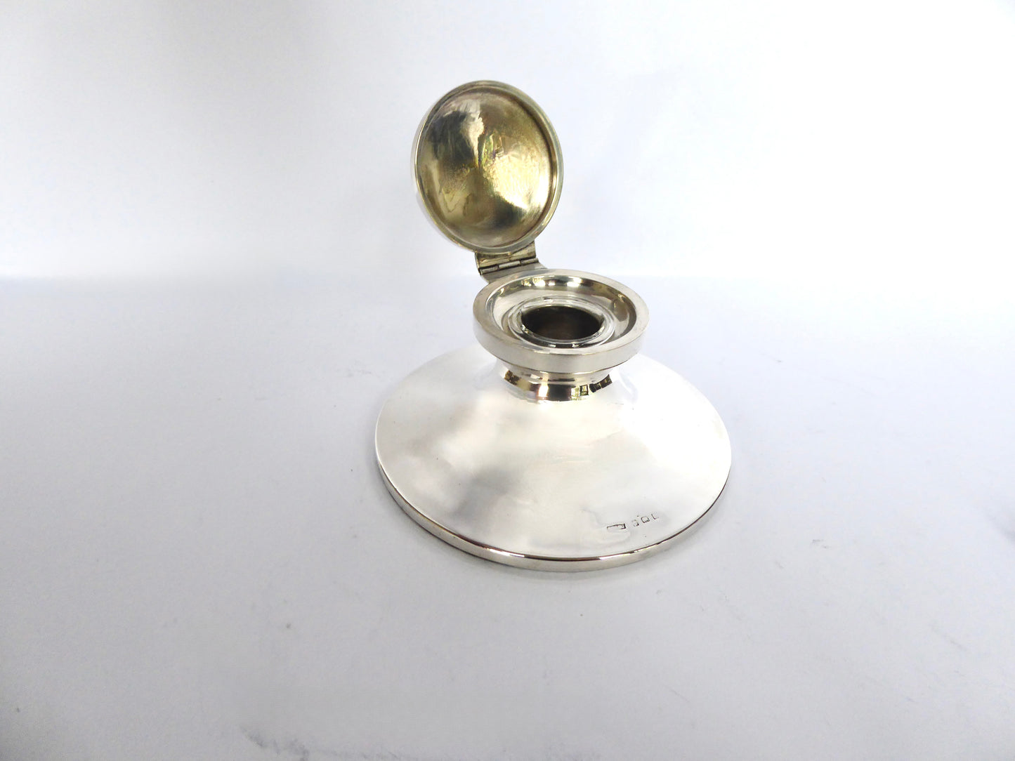 Silver Capstan Inkwell 1907