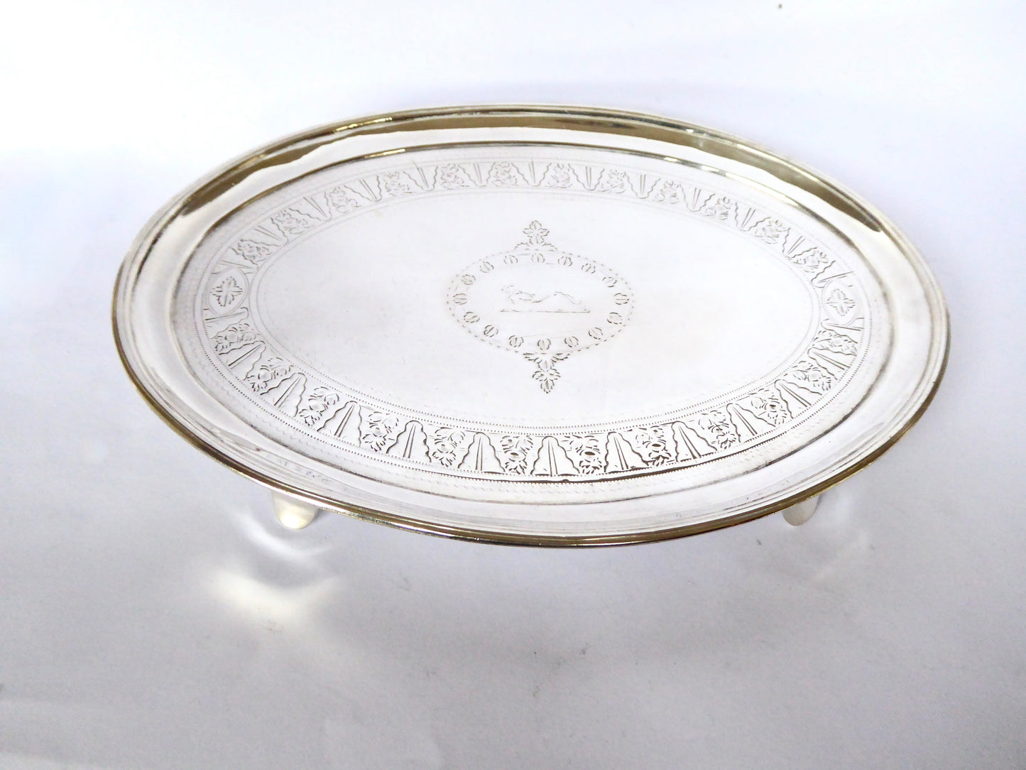 Irish Silver Teapot Siand