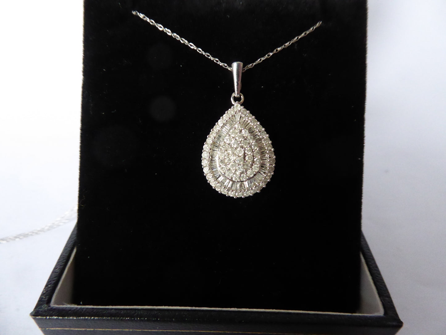Diamond Pear Shape Pendant