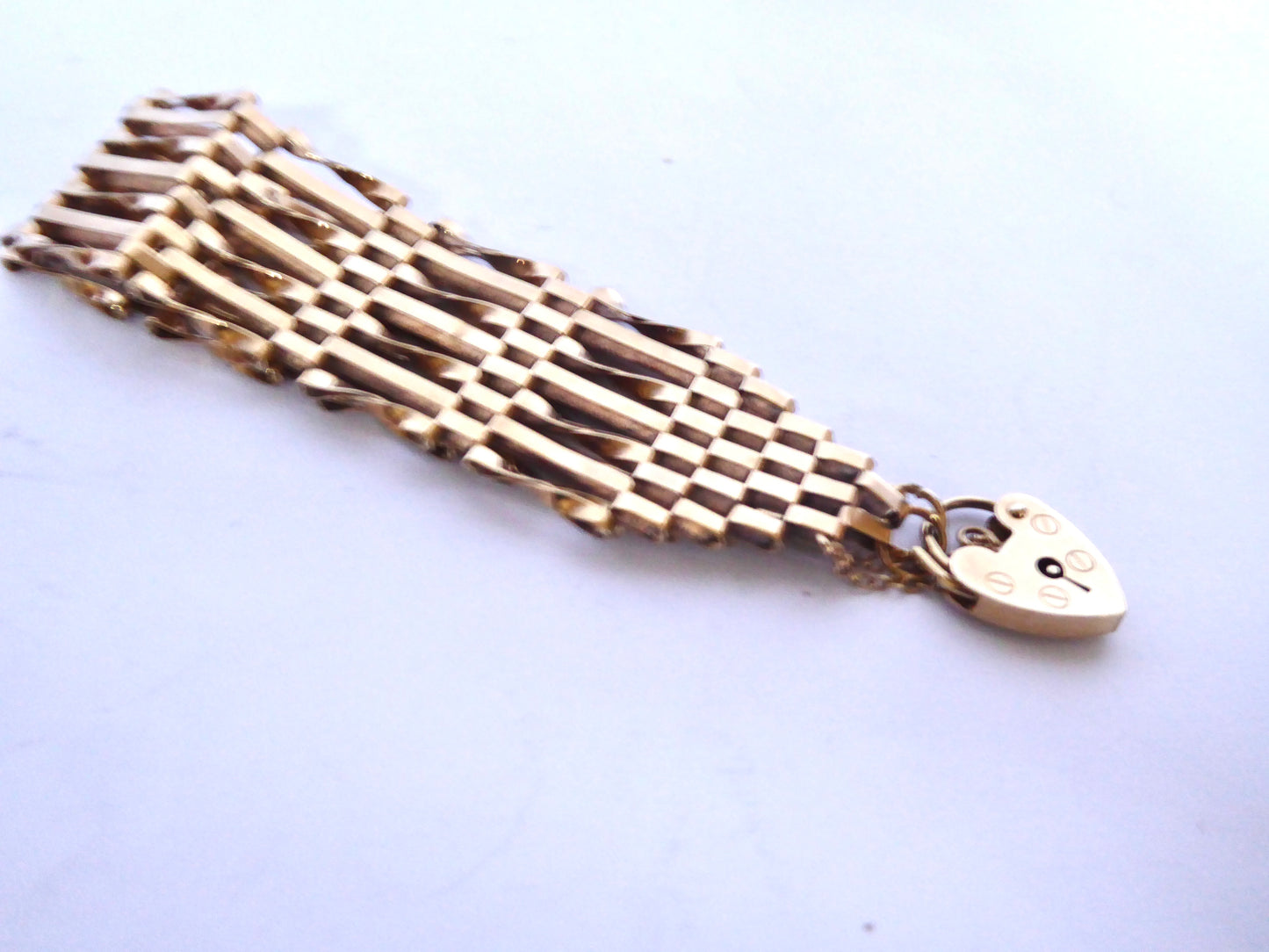 9ct. Gate Link Bracelet