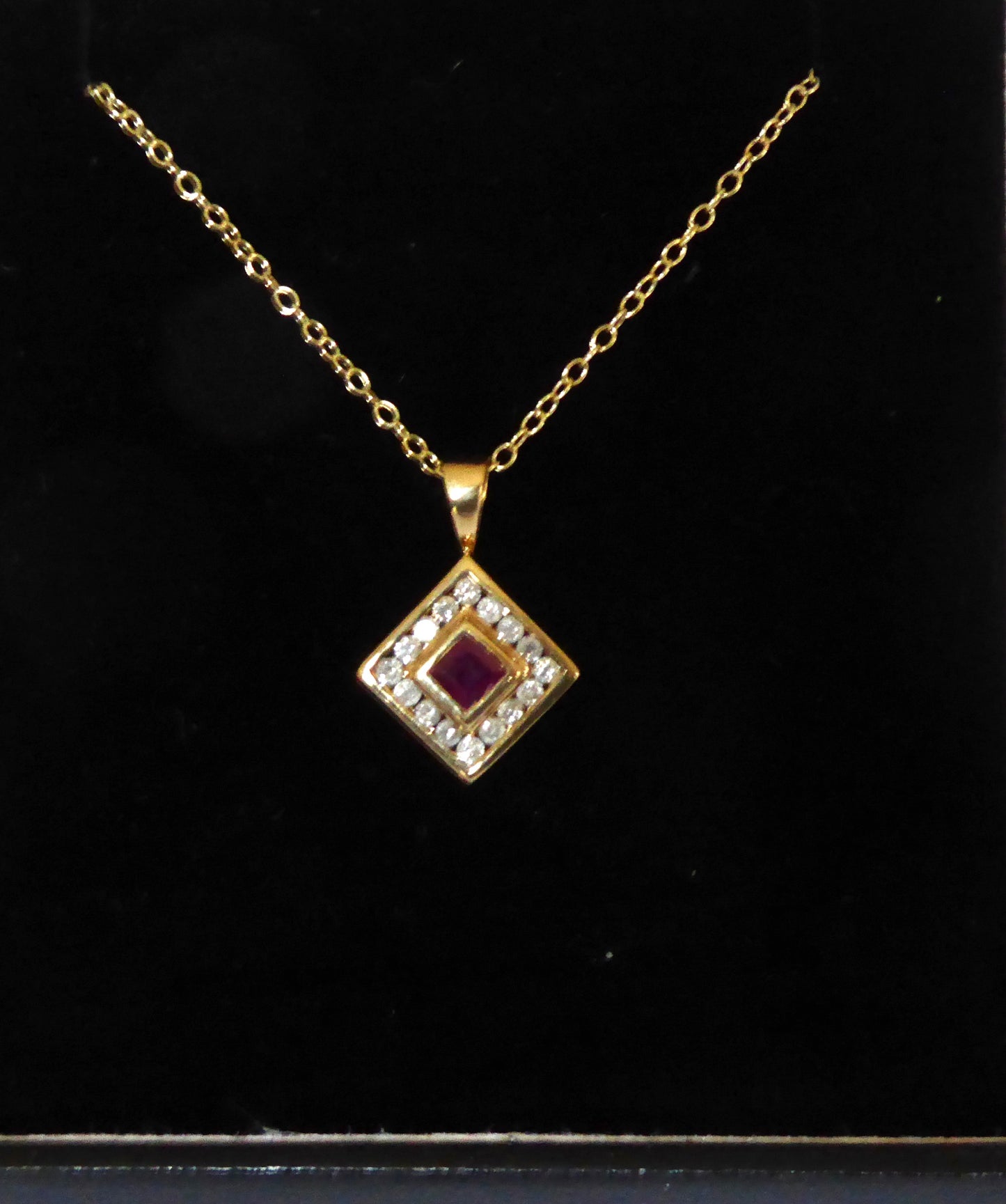9ct. Ruby Pendant