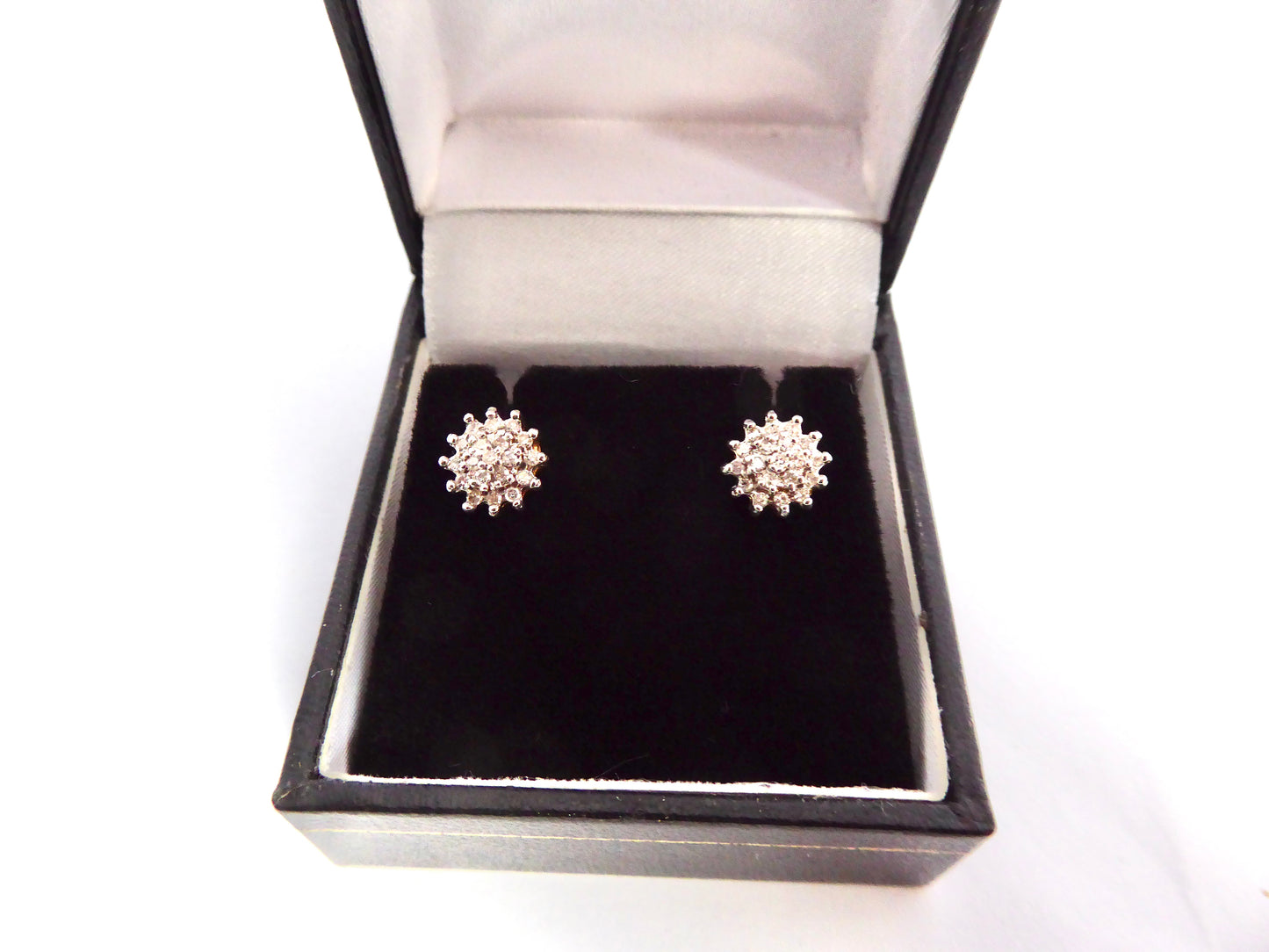 Diamond Cluster Earrings