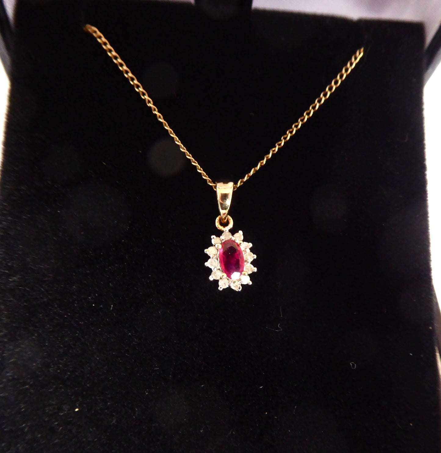 Ruby & Diamond Pendant