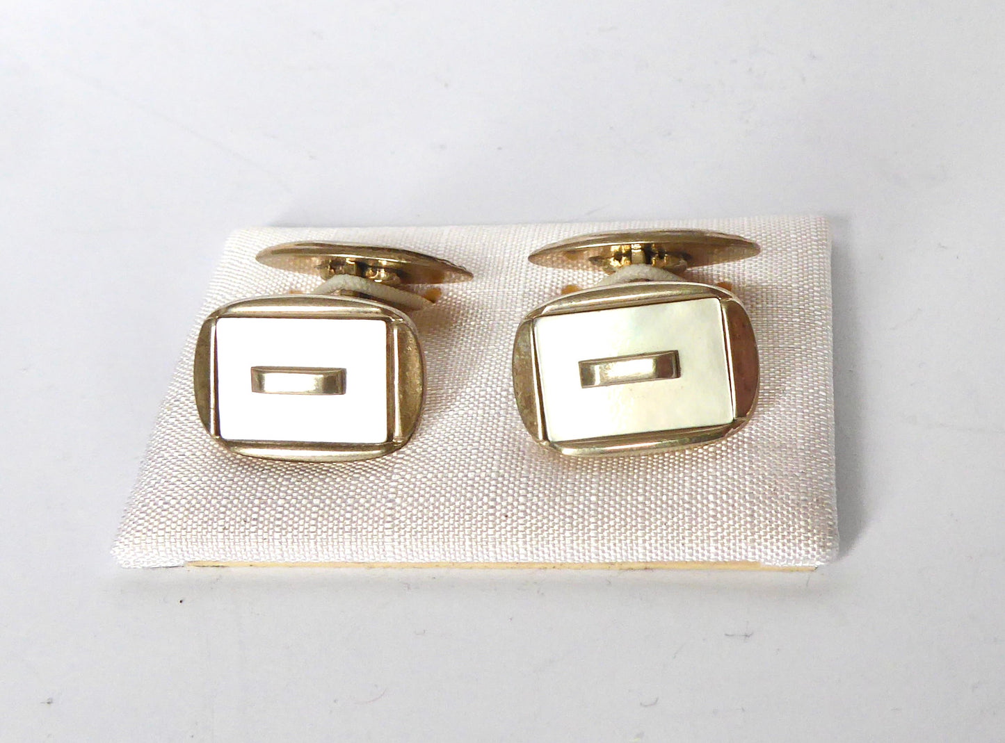 Silver & Mother of Pearl Cufflinks