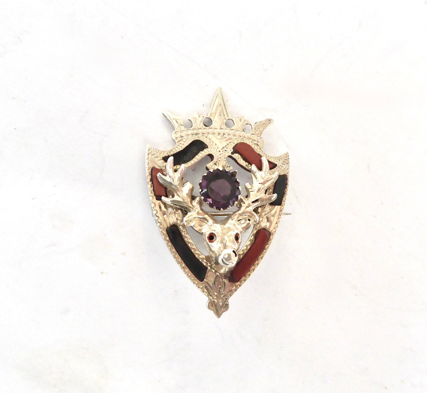 Stag's Head Brooch 1915