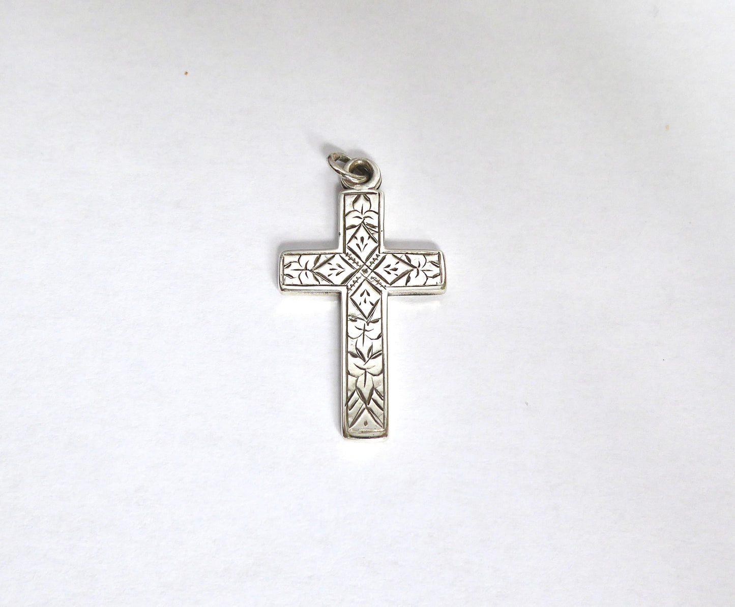 Antique Silver Cross 1899